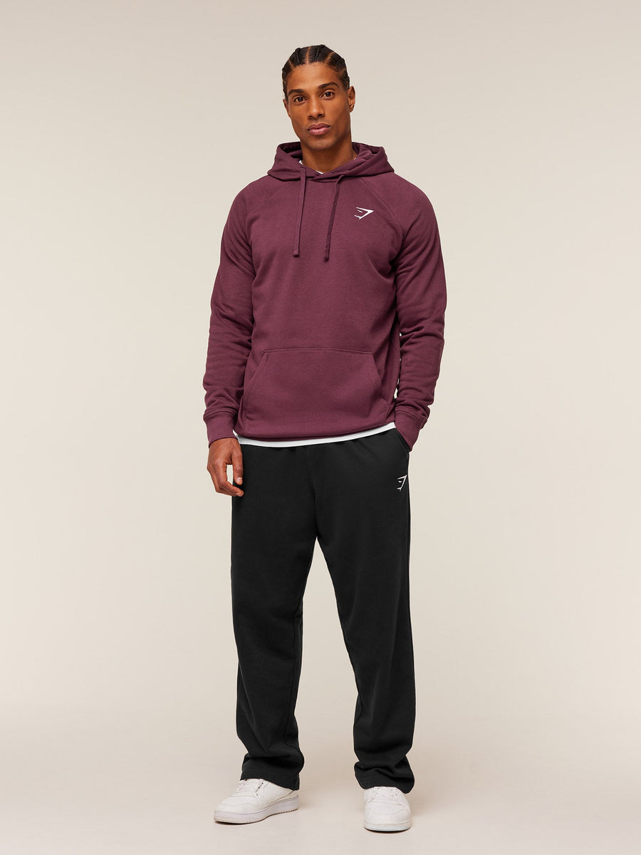 Gymshark Crest Hoodie — GS Impact Burgundy — 4
