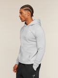 Gymshark Crest Hoodie — Light Grey Marl — 3
