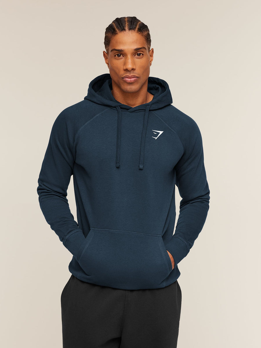 Gymshark Crest Hoodie — Navy — 1