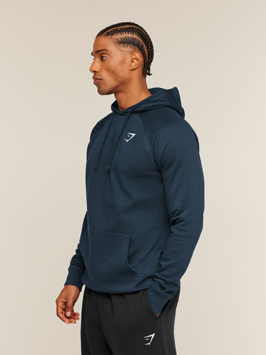 Gymshark Crest Hoodie — Navy — 3