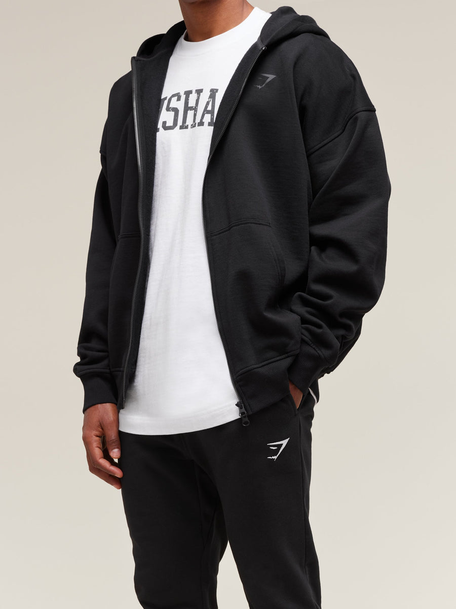 Gymshark Crest Joggers — Black — 4