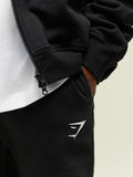 Gymshark Crest Joggers — Black — 3