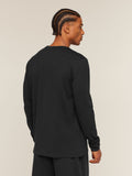 Gymshark Crest Long Sleeve T-Shirt — Black — 2