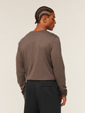 Gymshark Crest Long Sleeve T-Shirt — Soft Brown — 2