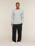 Gymshark Crest Long Sleeve T-Shirt — Light Grey Marl — 5
