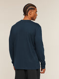 Gymshark Crest Long Sleeve T-Shirt — Navy — 2