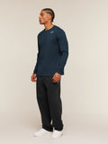 Gymshark Crest Long Sleeve T-Shirt — Navy — 4