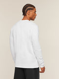 Gymshark Crest Long Sleeve T-Shirt — White — 2