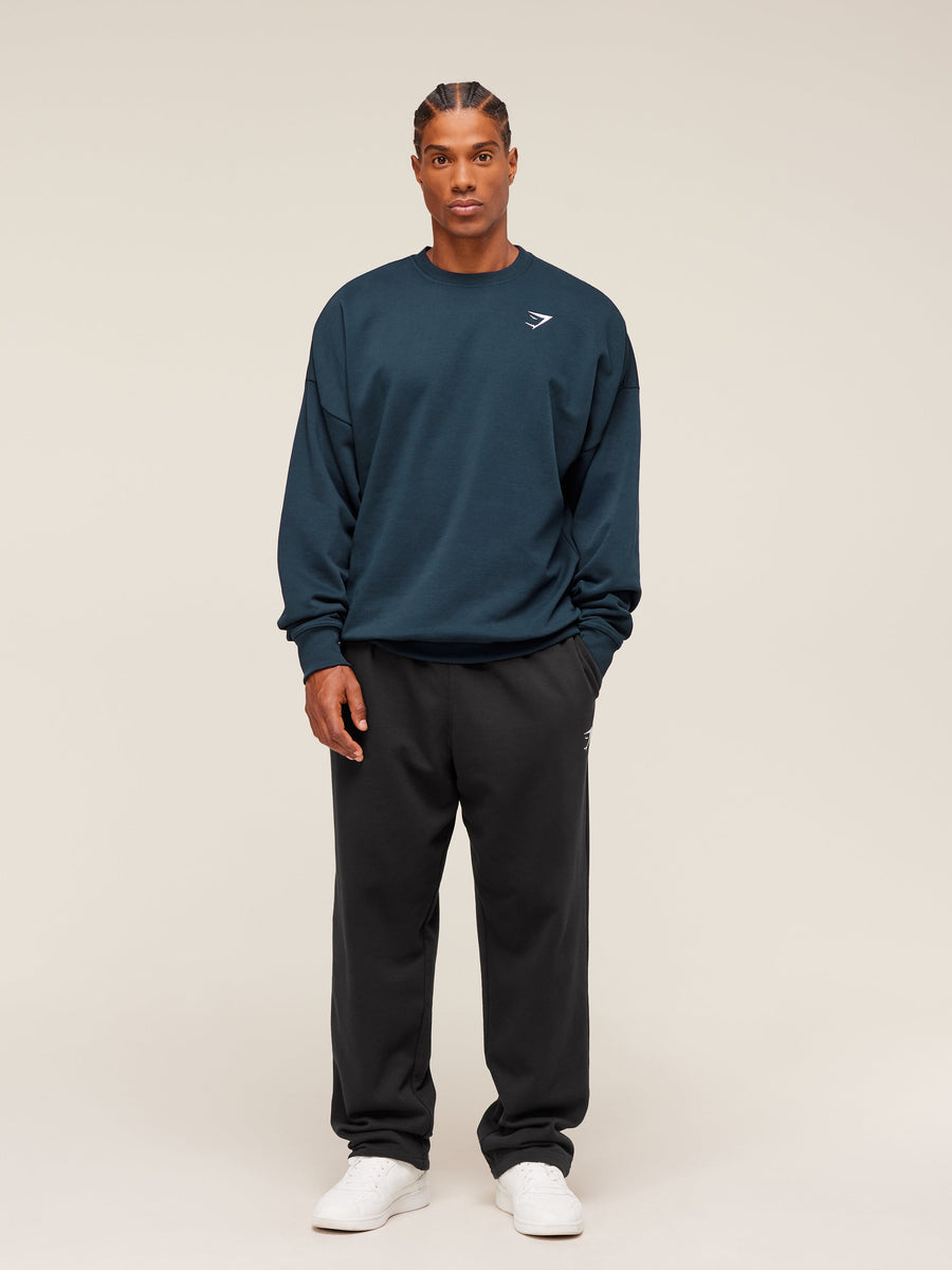 Gymshark Oversized Crest Crew — Navy — 5