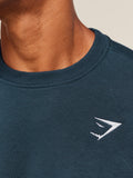 Gymshark Oversized Crest Crew — Navy — 4