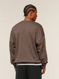 Gymshark Crest Oversized Crew — Soft Brown — 2