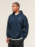 Gymshark Crest Oversized Hoodie — Navy — 2