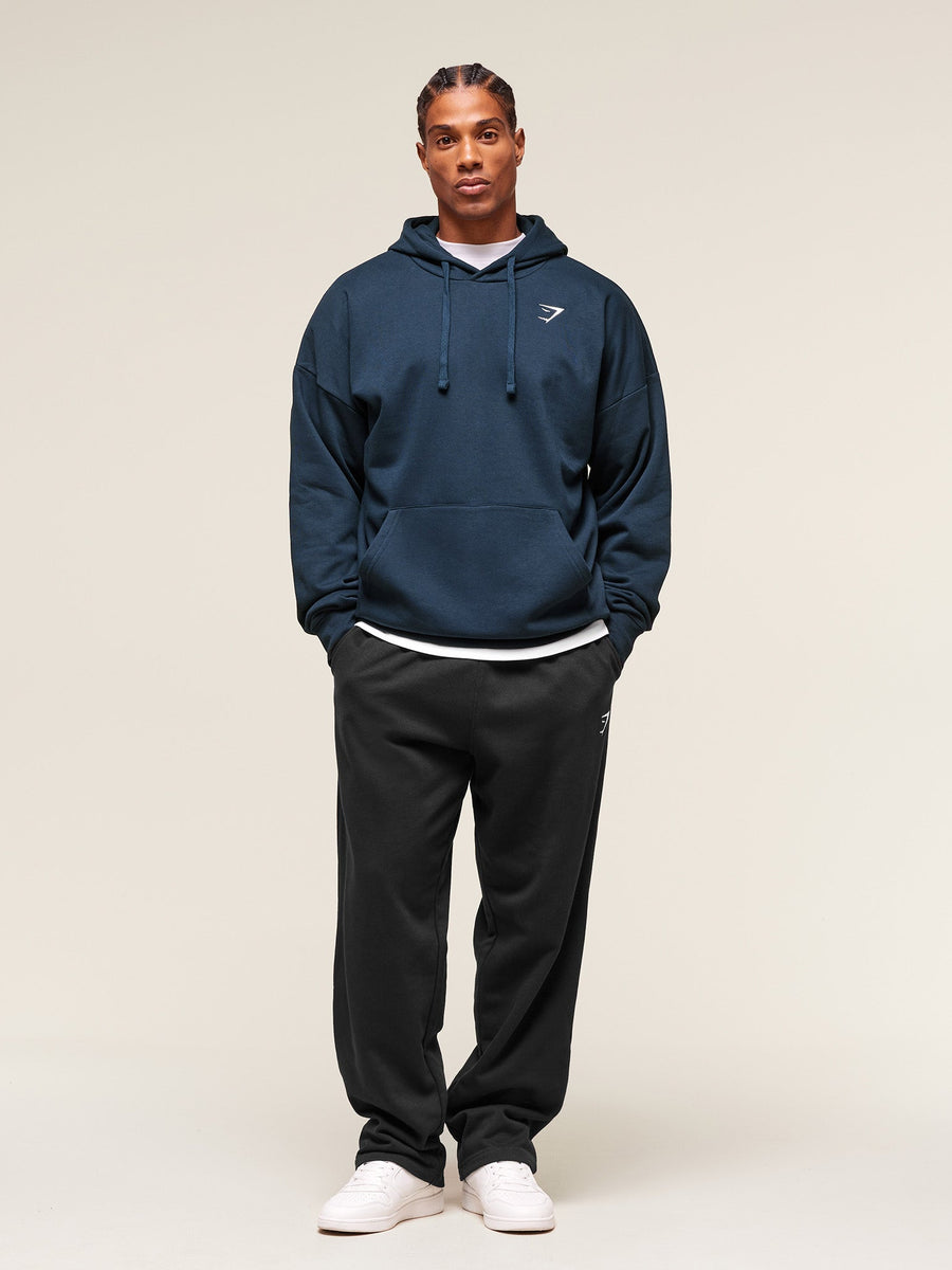 Gymshark Crest Oversized Hoodie — Navy — 5