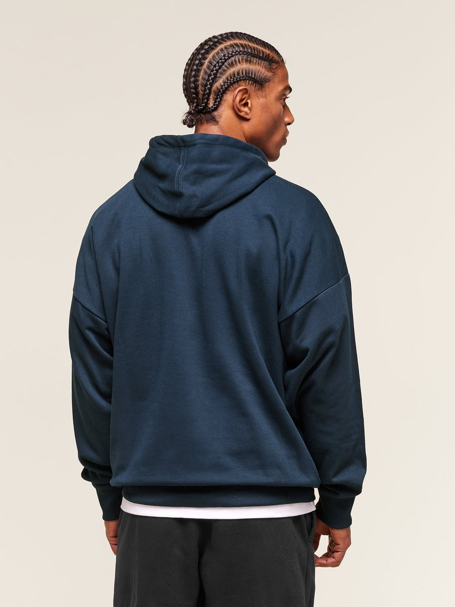 Gymshark Crest Oversized Hoodie — Navy — 3