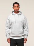 Gymshark Crest Oversized Hoodie — Light Grey Marl — 1