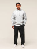 Gymshark Crest Oversized Hoodie — Light Grey Marl — 5