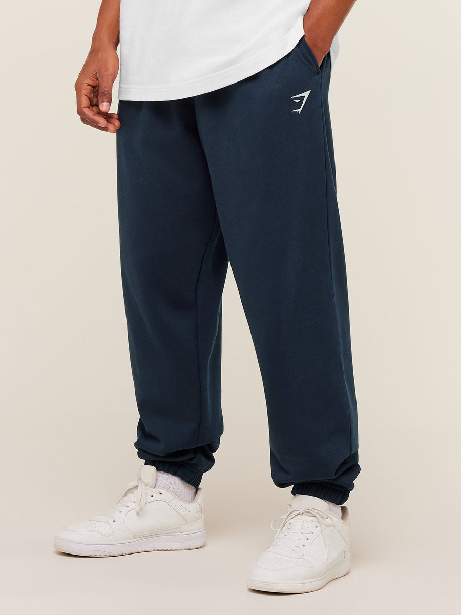 Gymshark Crest Oversized Joggers — GS Navy — 1