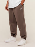 Gymshark Crest Oversized Joggers — Soft Brown — 3