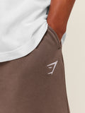 Gymshark Crest Oversized Joggers — Soft Brown — 5