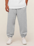 Gymshark Crest Oversized Joggers — Light Grey Core Marl — 3