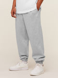 Gymshark Crest Oversized Joggers — Light Grey Core Marl — 1