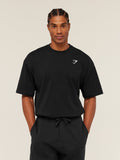 Gymshark Crest Oversized T-Shirt — GS Black — 1