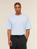 Gymshark Crest Oversized T-Shirt — Chilled Blue — 1