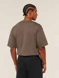 Gymshark Crest Oversized T-Shirt — Soft Brown — 2