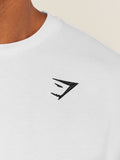 Gymshark Crest Oversized T-Shirt — GS White — 5