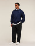 Gymshark Crest Oversized Zip Up Hoodie — Navy — 4