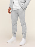 Gymshark Crest Joggers — Light Grey Marl — 1