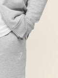 Gymshark Crest Joggers — Light Grey Marl — 5