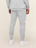 Gymshark Crest Joggers — Light Grey Marl — 2