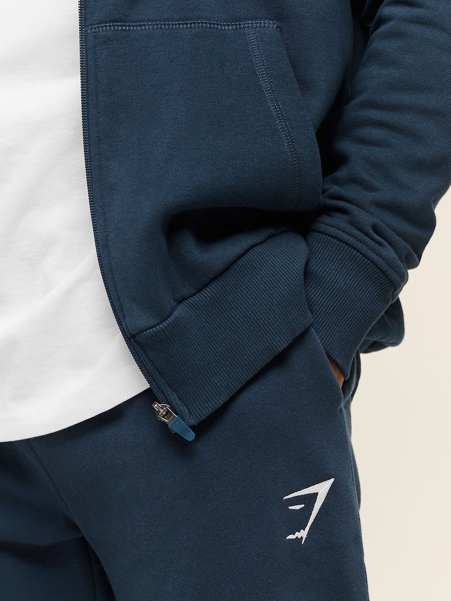 Gymshark Crest Joggers — Navy — 5
