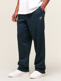 Gymshark Crest Straight Leg Joggers — Navy — 1
