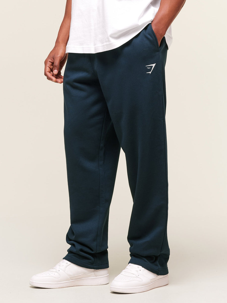 Gymshark Crest Straight Leg Joggers — Navy — 1