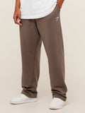 Gymshark Crest Straight Leg Joggers — Soft Brown — 1