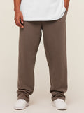 Gymshark Crest Straight Leg Joggers — Soft Brown — 3