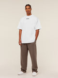 Gymshark Crest Straight Leg Joggers — Soft Brown — 4
