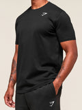 Gymshark Crest T-Shirt — Black — 3