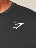 Gymshark Crest T-Shirt — Black — 4