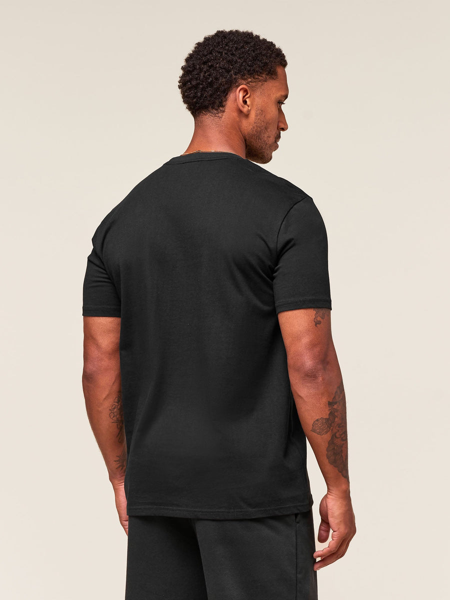 Gymshark Crest T-Shirt — Black — 2
