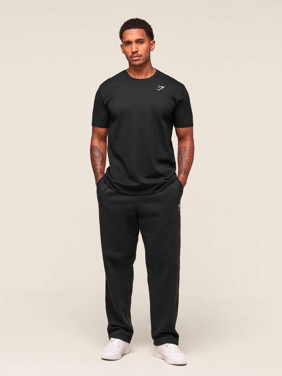 Gymshark Crest T-Shirt — Black — 5