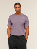 Gymshark Crest T-Shirt — Dusk Purple — 1