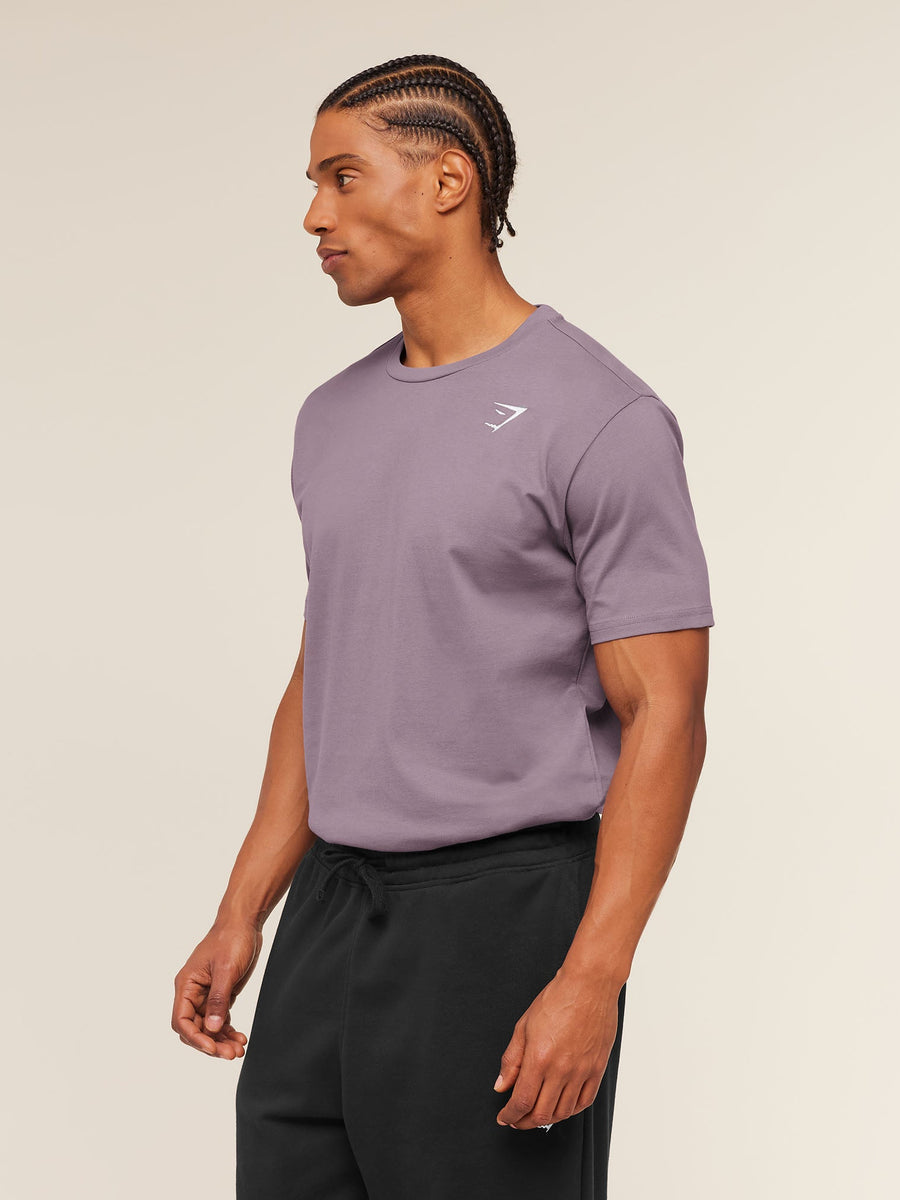 Gymshark Crest T-Shirt — Dusk Purple — 3
