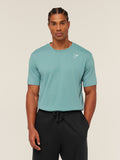 Gymshark Crest T-Shirt — GS Storm Blue — 1
