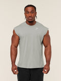 Gymshark Critical Cut Off Tank — Smokey Grey — 2