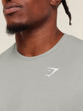 Gymshark Critical Cut Off Tank — Smokey Grey — 5