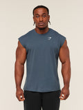 Gymshark Critical Cut Off Tank — GS Stealth Blue — 1