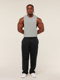 Gymshark Critical 2.0 Drop Arm Tank — Smokey Grey — 6